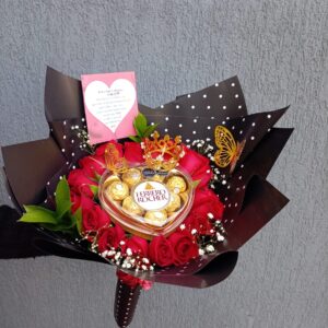 Corazón Ferrero Rosas